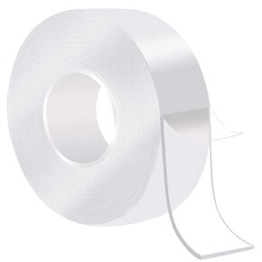 Nano Double Sided Tape Heavy Duty, Multipurpose Removable Mounting Adhesive Grip Tape,Washable Sticky Strong Wall Strips Transparent Poster Carpet for Paste Items,Household 9.8ft