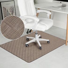 Chair Mat for Hardwood Floor, 36" x 48" Heavy Duty Office Chair Mat for Rolling Chairs, Anti Slip, Computer Desk Chair Mat, Floor Protector for Home Office, Black&Grey