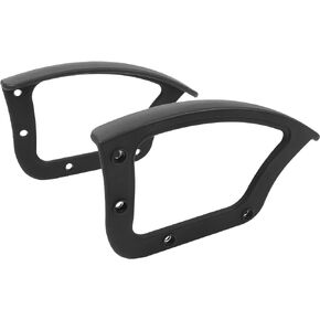 Office Chair 2pcs Ring Arm Replacement Parts Wheelchair Accessories Plastic Chairs Black Armrest Part Accessories Arm Chair Accessory Angle Desk Chair