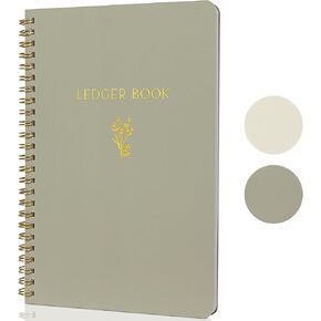 Easy to Use Accounting Ledger Book - The Perfect Expense Tracker Notebook for Your Small Business - Beautiful Personal Finance Checkbook, Income and Expense Log Book