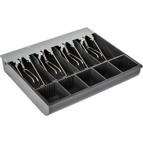 Certus Global Cash Drawer Insert Tray 4 Bills/5 Coins- 11.81" x 10.13" x 2.19" in Kuwait