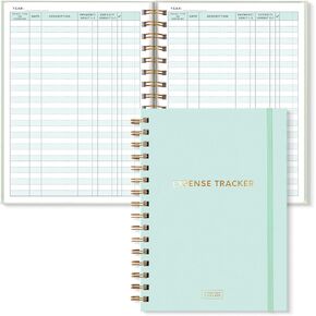 S&Budget Expense Tracker Notebook - 160 Pages, 6.4" x 8.4" - Financial Planner, Budget Tracker & Account Book