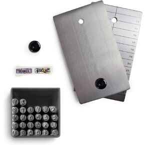 ColdTi - Titanium Bitcoin Seed Plates for Ultra-Secure Crypto Seed Phrase Storage (2 Plates, Punch Set & Seals) - Premium Seed Phrase Metal - Alphabetic Punch Set Included