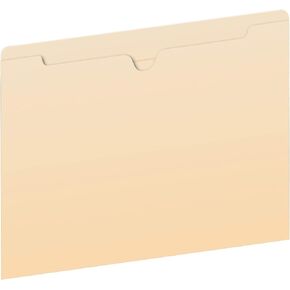 Pendaflex File Jackets, Flat, No Expansion, Manila, Letter Size, Straight Cut Tab, 100/Box