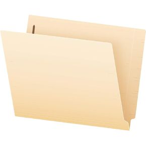 Pendaflex Manila End-Tab Fastener Folders, Letter Size, 2 Fasteners, Manila, Straight Cut, 50/BX (H10U13)