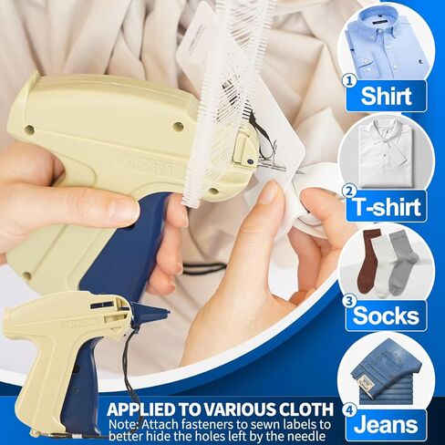 Tagging Gun for Clothing, Tag Gun for Clothing, Retail Price Tags for Clothes with 6 Needles & 3500pcs 2" Barbs Fasteners Perfect for Warehouse, Consignment, Garage, Store, Boutique in Kuwait