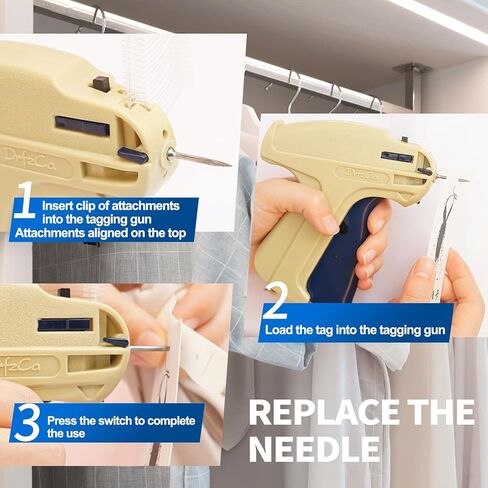 Tagging Gun for Clothing, Tag Gun for Clothing, Retail Price Tags for Clothes with 6 Needles & 3500pcs 2" Barbs Fasteners Perfect for Warehouse, Consignment, Garage, Store, Boutique in Kuwait