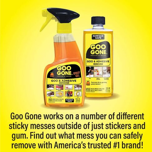 مزيل لاصق مناديل تنظيف من Goo Gone - عدد 24 - يزيل بقايا الملصقات اللاصقة وملصقات شجرة التلوين وشريط لاصق لاصق لاصق وأكثر من ذلك in Saudi Arabia