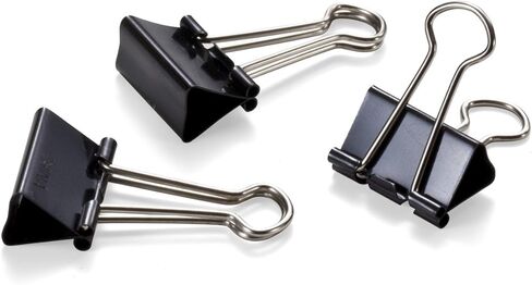 Officemate Small Binder Clips, Black, 12 Boxes of 1 Dozen Each (144 Total) (99020) in Kuwait