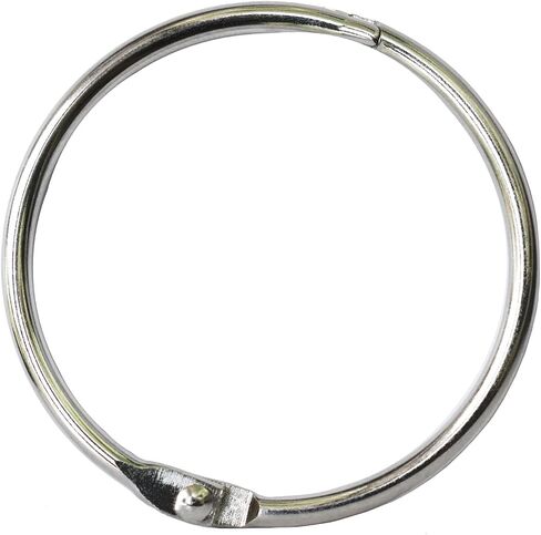 Book Binder Rings 2 Inch Office Loose Leaf Ring（20 Pack） Nickel Plated Silver in Kuwait