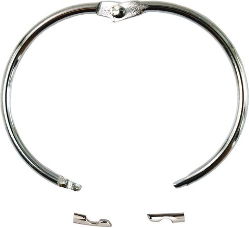 Book Binder Rings 2 Inch Office Loose Leaf Ring（20 Pack） Nickel Plated Silver in Kuwait
