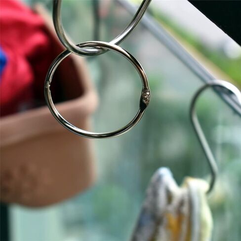 Book Binder Rings 2 Inch Office Loose Leaf Ring（20 Pack） Nickel Plated Silver in Kuwait
