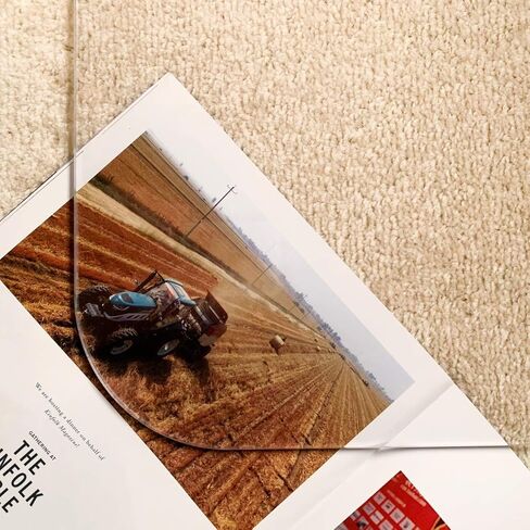 [Upgraded Version] Crystal Clear 1/5" Thick 47" x 35" Heavy Duty Hard Chair Mat, Can be Used on Carpet or Hard Floor in Kuwait