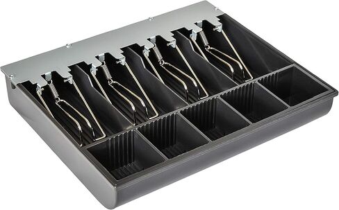 Certus Global Cash Drawer Insert Tray 4 Bills/5 Coins- 11.81" x 10.13" x 2.19" in Kuwait