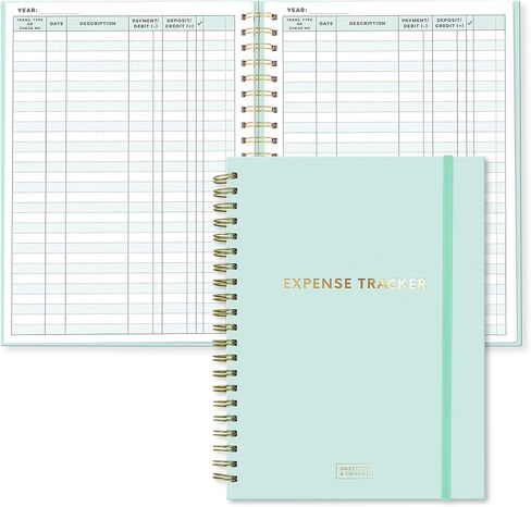 S&Budget Expense Tracker Notebook - 160 Pages, 6.4" x 8.4" - Financial Planner, Budget Tracker & Account Book in Saudi Arabia