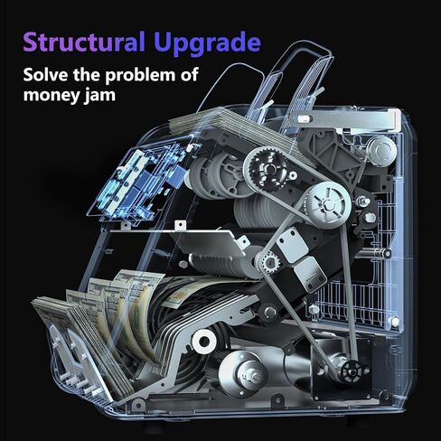 ماكينة عد النقود ذات الطوائف المختلطة من Aneken، عد القيمة، العد المختلط مع 2 CIS/UV/MG/IR/DD/DBL/HLF/CHN، عداد فواتير كشف التزييف، عداد نقدي مع شاشة تعمل باللمس in Kuwait