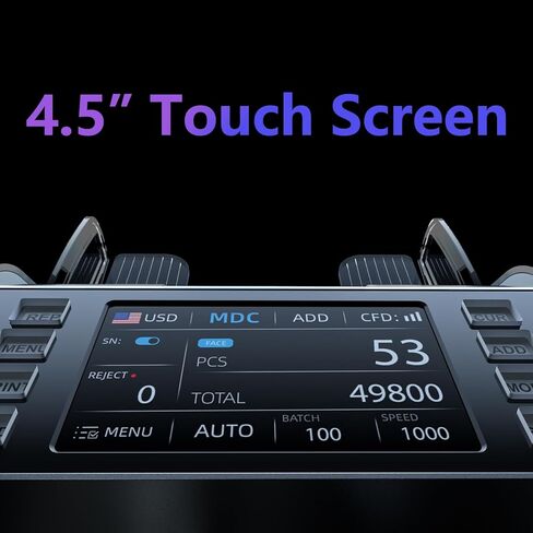 ماكينة عد النقود ذات الطوائف المختلطة من Aneken، عد القيمة، العد المختلط مع 2 CIS/UV/MG/IR/DD/DBL/HLF/CHN، عداد فواتير كشف التزييف، عداد نقدي مع شاشة تعمل باللمس in Kuwait