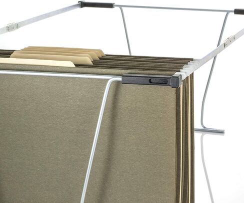 إطار ملف معلق عالمي من Officemate، حجم الحروف والقانون، قضبان من 24 إلى 27، فولاذ، مجموعة واحدة (91966)، ألوان متنوعة in Saudi Arabia