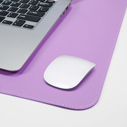 AFIING Leather Desk pad Protector, Large Non-Slip Office Desk Mat with Natural Cork & PU Leather, Waterproof Writing Mouse Pad for Office and Home (55in*17in,Beige) in Kuwait