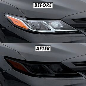 SlickMod PreCut Vinyl Smoke Tint for 2018-2022 Toyota Camry Headlight (2. Sidemarker, 20% Dark Smoke)