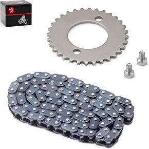 Cam Timing Chain & Sprocket for Honda ATC185 ATC200 CB100 CB125 CL100 CL125S TLR200 SL100 SL125 TL125 XL125 XL185 XL200 XR200 XR200R