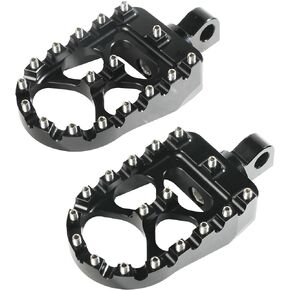 أوتاد القدم، أوتاد قدم الدراجة النارية، أوتاد قدم الدراجة الترابية، ملحقات السيارة أوتاد الدراجة الترابية CNC أوتاد قدم واسعة، دواسة راحة MX قابلة للتعديل 360 درجة، مناسبة لـ Dyna Sportster Iron 883 in Kuwait