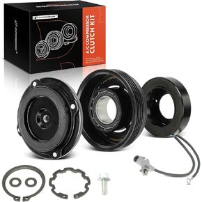 A-Premium Air Conditioner AC Compressor Clutch Kit Compatible with BMW X5, 550i, 550i GT, 550i GT xDrive, 550i xDrive, X3, X1, 750i, 750i xDrive, 750Li, 750Li xDrive, 760Li, X6, 650i, 650i Gran Coupe