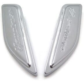 SMT-Tank Pads Side Cover Compatible With Suzuki Hayabusa Gsxr1300 1986-2012 Chrome [B00RNIR90G]