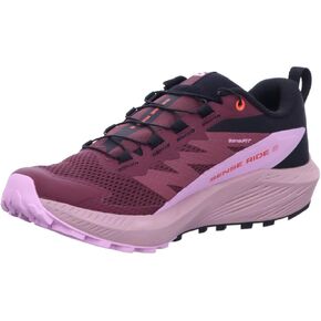 Salomon Women's Sense Ride 5 Hiking Shoe, Lily Pad/Metal/Green Ash, 7.5