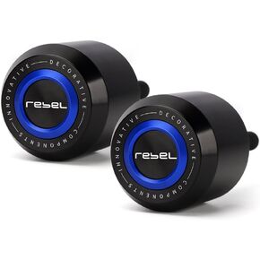 Motorcycle Frame Sliders Crash Bar Protector Compatible with H.onda Rebel 500 2017-2023 2024 | No Cut Aluminum Engine Guard Shield Falling Protection CMX500 CMX 500 Accessories (Blue)