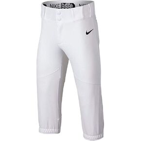 Nike Boys Pro Vapor High Baseball Pants - White (Small)