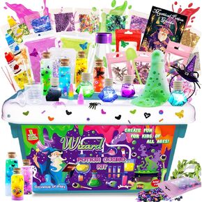 Ainswei Halloween Potion Bottles Set,Halloween Decorations Indoor, Mix 22 Magic Wizard Potion, Creative Halloween Decorations Birthday Gifts Toys for Boys and Girls