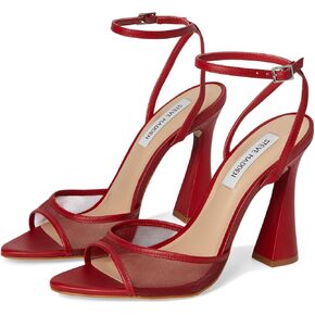 صندل بيكي بكعب نسائي من Steve Madden، أحمر، 6.5