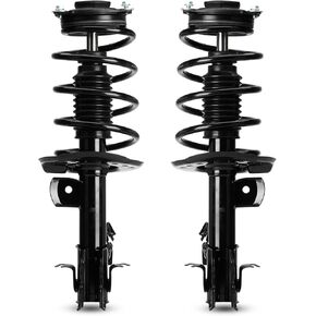 Front Pair Complete Strut Coil Spring Assembly Compatible with Nissan Sentra 2014-2019 Shock Absorbers Replace for 172948 172947