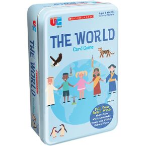 University Games Scholastic The World Travel Card Game, Perfect for Summer Learning for Kids, Learn About The World, for 2 or More Players Ages 6 and Up from