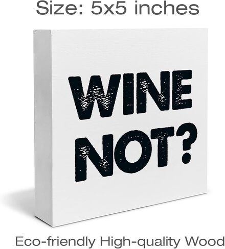 Coffee Wood Box Sign Art Desk Decor First I Drink the Coffee Then I Do the Things Wood Block Sign Decor for Home Kitchen Office Cafe Table Shelf Wall, Gift for Coffee Lover in Kuwait