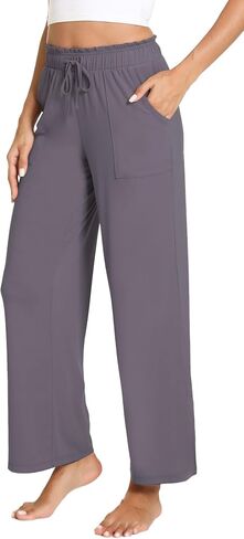 GYS Women's Bamboo Viscose Pajama Pants Soft Lightweight Lounge Pants with Pockets in Saudi Arabia