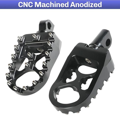 أوتاد القدم، أوتاد قدم الدراجة النارية، أوتاد قدم الدراجة الترابية، ملحقات السيارة أوتاد الدراجة الترابية CNC أوتاد قدم واسعة، دواسة راحة MX قابلة للتعديل 360 درجة، مناسبة لـ Dyna Sportster Iron 883 in Kuwait