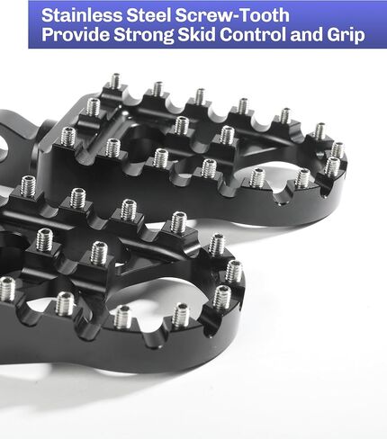 أوتاد القدم، أوتاد قدم الدراجة النارية، أوتاد قدم الدراجة الترابية، ملحقات السيارة أوتاد الدراجة الترابية CNC أوتاد قدم واسعة، دواسة راحة MX قابلة للتعديل 360 درجة، مناسبة لـ Dyna Sportster Iron 883 in Kuwait