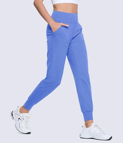 MAGCOMSEN Women's Joggers High Waisted Yoga Pants with Pockets Loose Leggings for Workout Athletic Lounge Running in Saudi Arabia