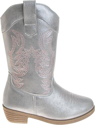 Glitter Cowboy Boots - Mid Calf Western Shoes (Little Kid - Big Kid) in Saudi Arabia