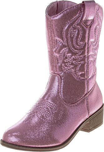 Glitter Cowboy Boots - Mid Calf Western Shoes (Little Kid - Big Kid) in Saudi Arabia