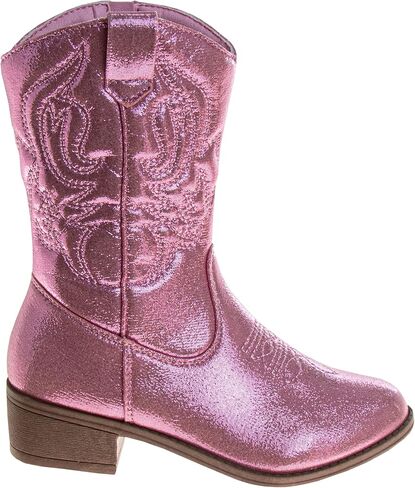 Glitter Cowboy Boots - Mid Calf Western Shoes (Little Kid - Big Kid) in Saudi Arabia