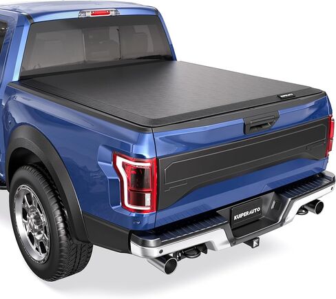 Tri 3-Fold 5.5FT Soft Folding Truck Tonneau Cover Compatible with 2004 2005 2006 2007 2008 Ford F150 F-150 (Excl. 2004 Heritage) Styleside 3 Fold On Top Truck Bed Cover in Saudi Arabia