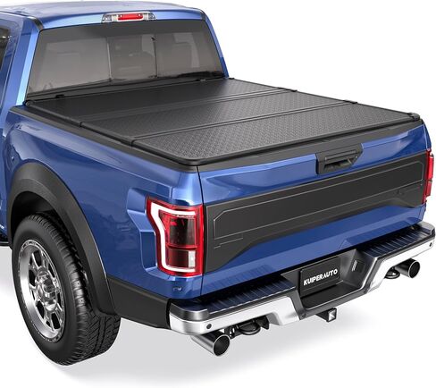 غطاء تونيو للشاحنة ثلاثي الطي بطول 5.5 قدم متوافق مع 2004 2005 2006 2007 2008 Ford F150 F-150 (باستثناء تراث 2004) Styleside 3 أضعاف على غطاء سرير الشاحنة العلوي in Saudi Arabia