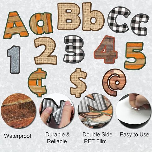 230 Pcs Bulletin Board Letters Fall Thanksgiving Classroom Alphabet Letters Numbers Autumn Bulletin Board Decor Home Sweet Theme Accents Cutouts for Students Kids in Kuwait