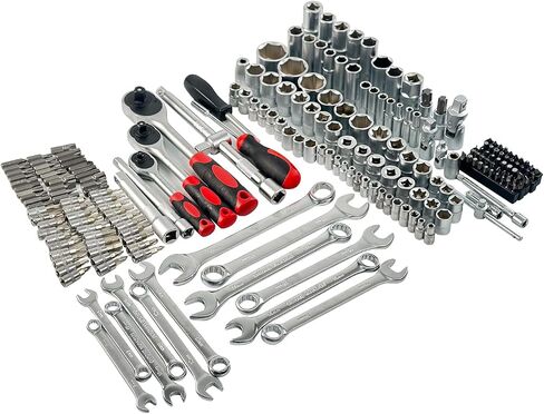 Ultimate Sockets Set Comprehensive Hand Tool Set Perfect for Home Essentials College Dorm Car Emergency Kit Ideal Apartment Essentials & Men’s Tools Gift in Kuwait