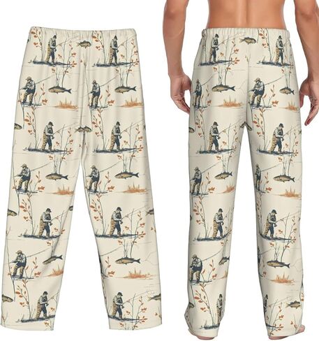 Men's Pajama Pants Pjs Bottoms With Pockets Sleep Lounge Pants For Men in Kuwait