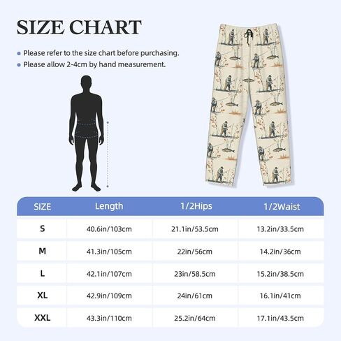 Men's Pajama Pants Pjs Bottoms With Pockets Sleep Lounge Pants For Men in Kuwait