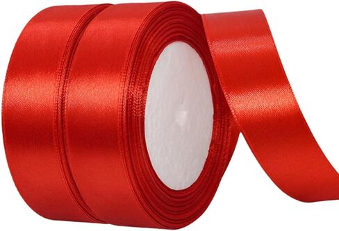 1 1/2 Inch White Satin Ribbon,50 Yards White Ribbon Solid Fabric Ribbon for Gift Wrapping Floral Bouquets Wedding Home Party Decoration in Saudi Arabia